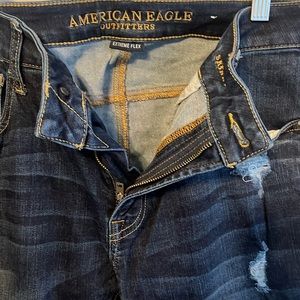American eagle men’s distressed skinny jeans size 34x32